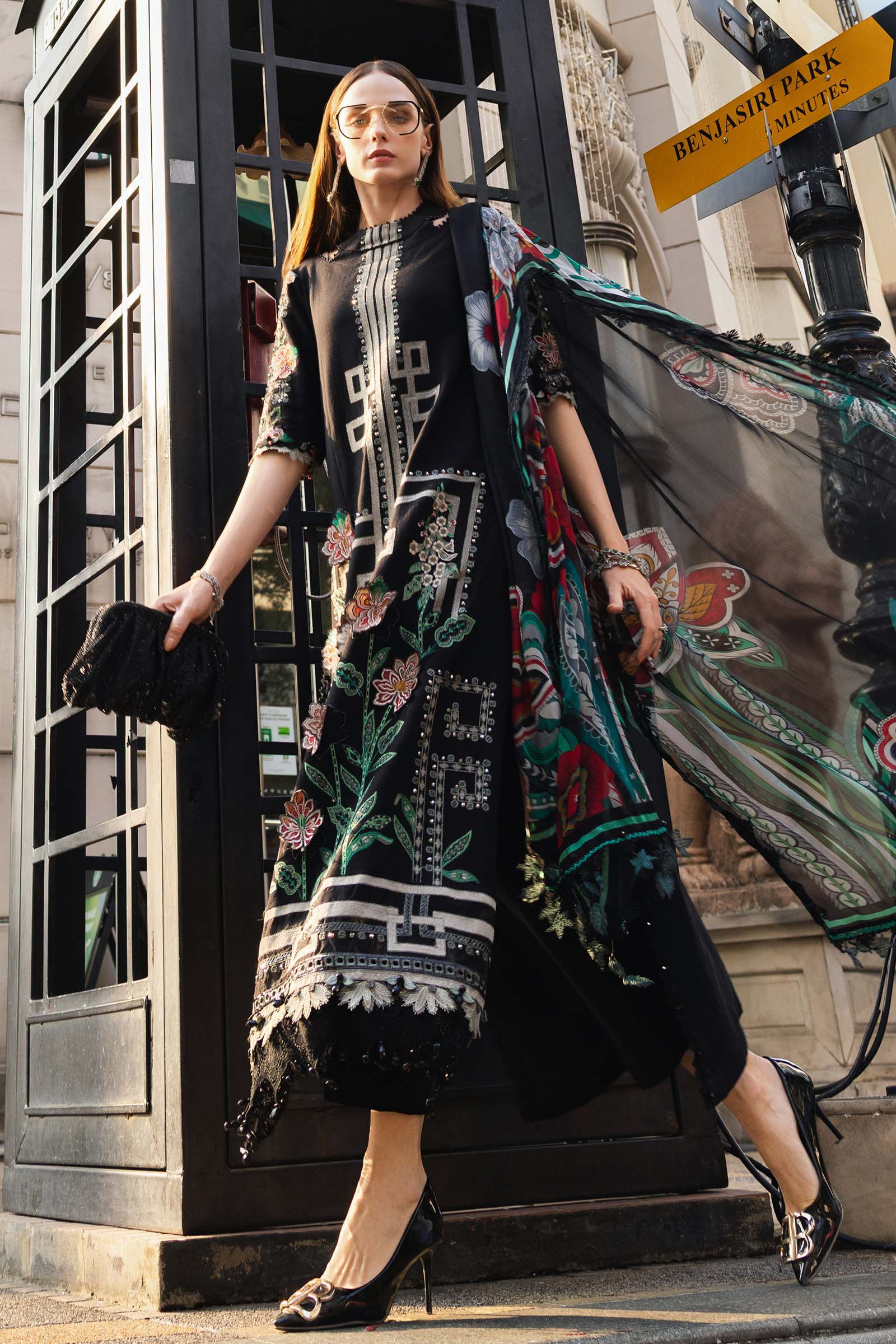 Maria B Embroidered Luxury Lawn