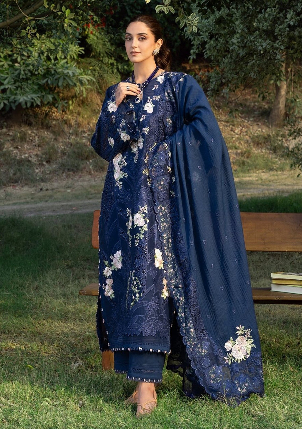 Elaf Premium Embroidered Lawn Dress