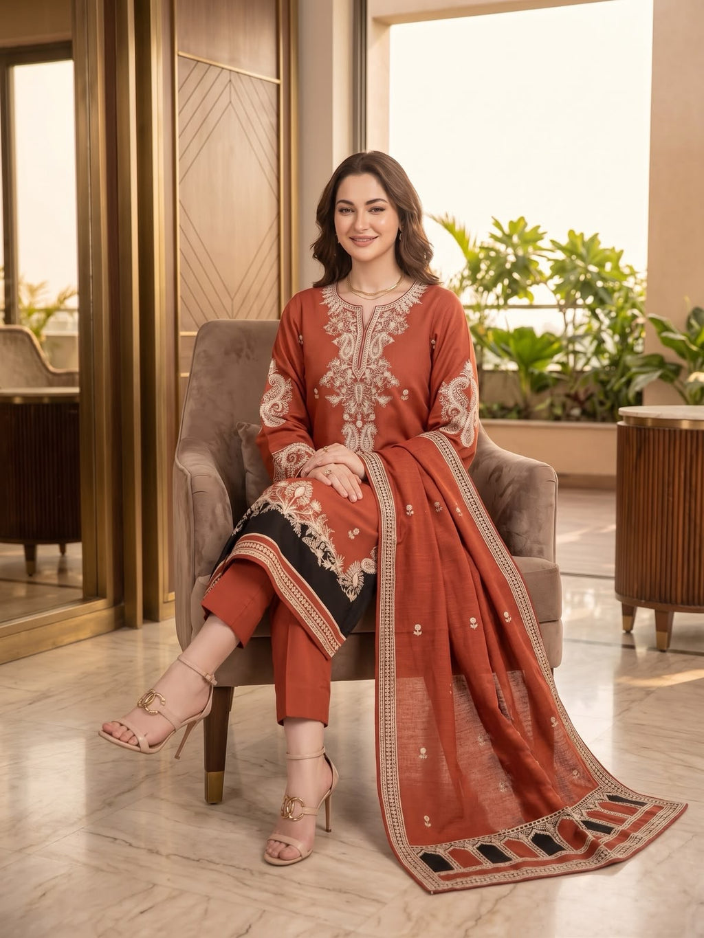 Embroidered Luxury Winter Creation 26