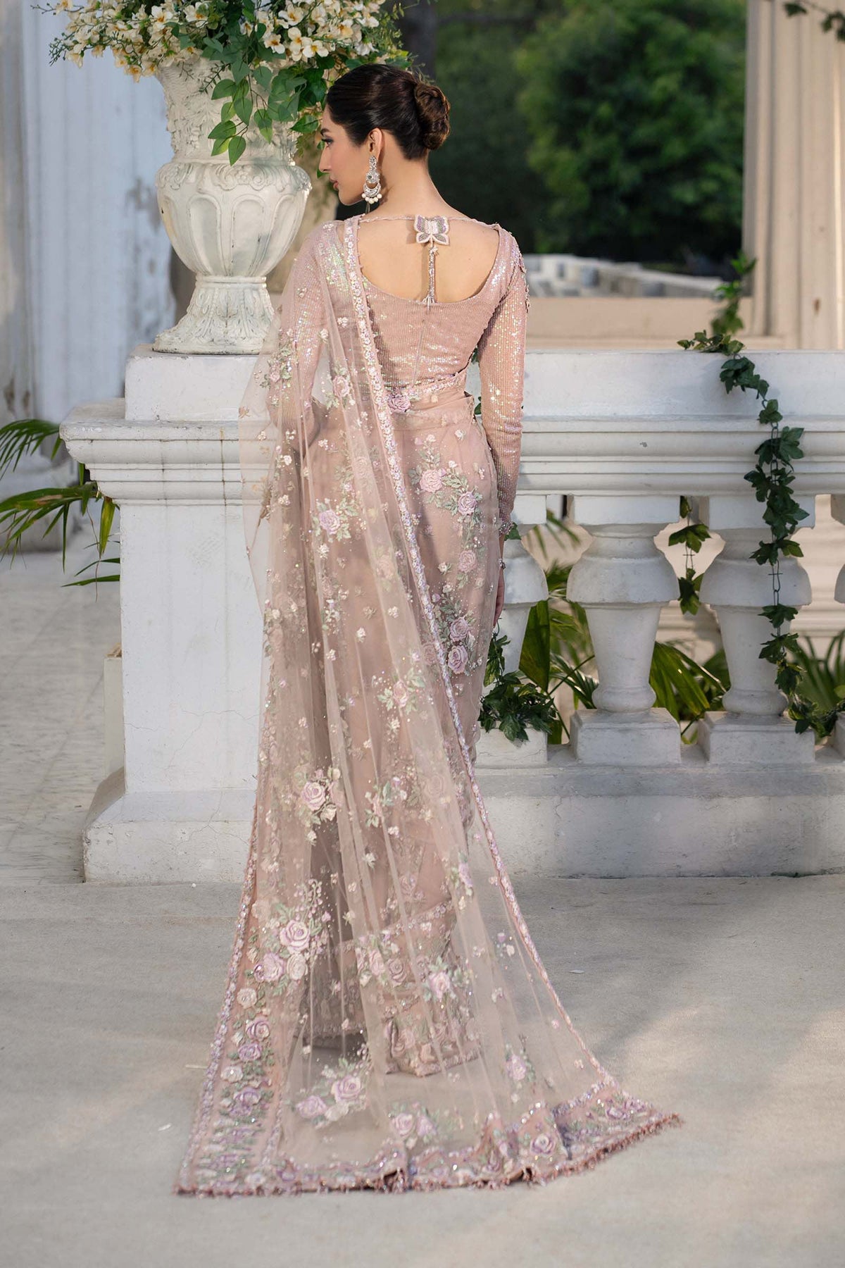 Maria B Luxury Embroidered Saree