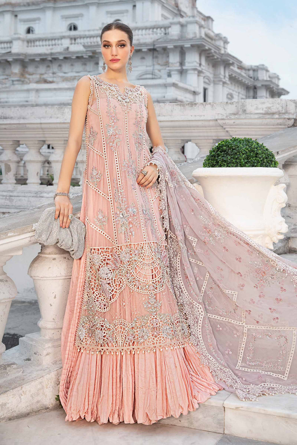 Maria B Luxury Embroidered Chiffon