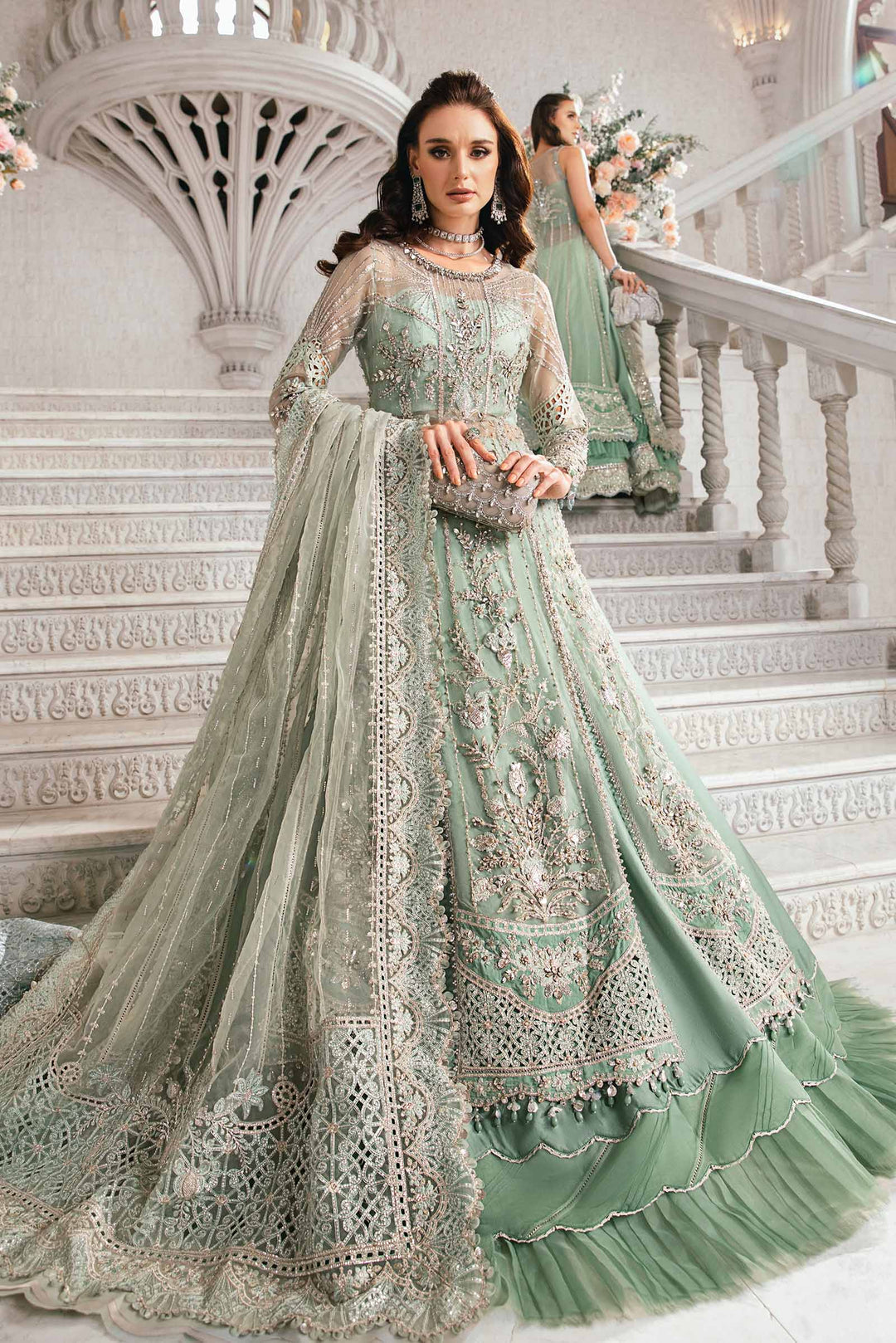 Maria B Luxury Embroidered Suit
