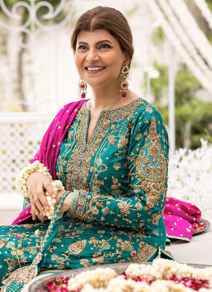 Farah Talib Aziz Handwork Suit 3 Pcs