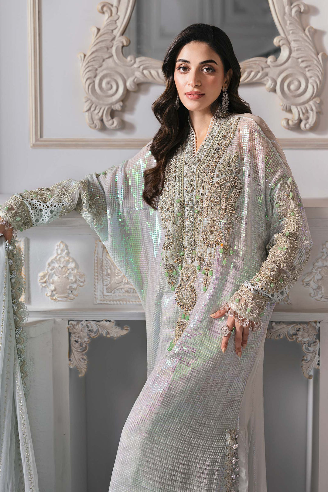 Maria B Luxury Embroidered Chiffon