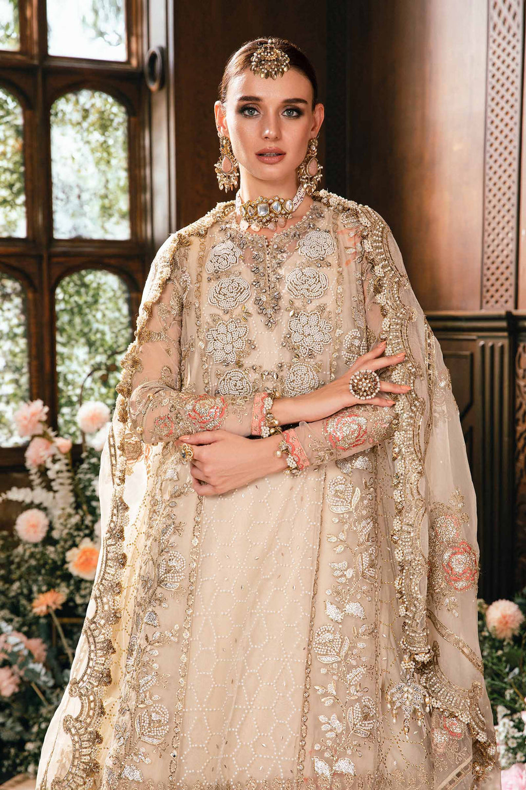 Maria B Luxury Embroidered Suit