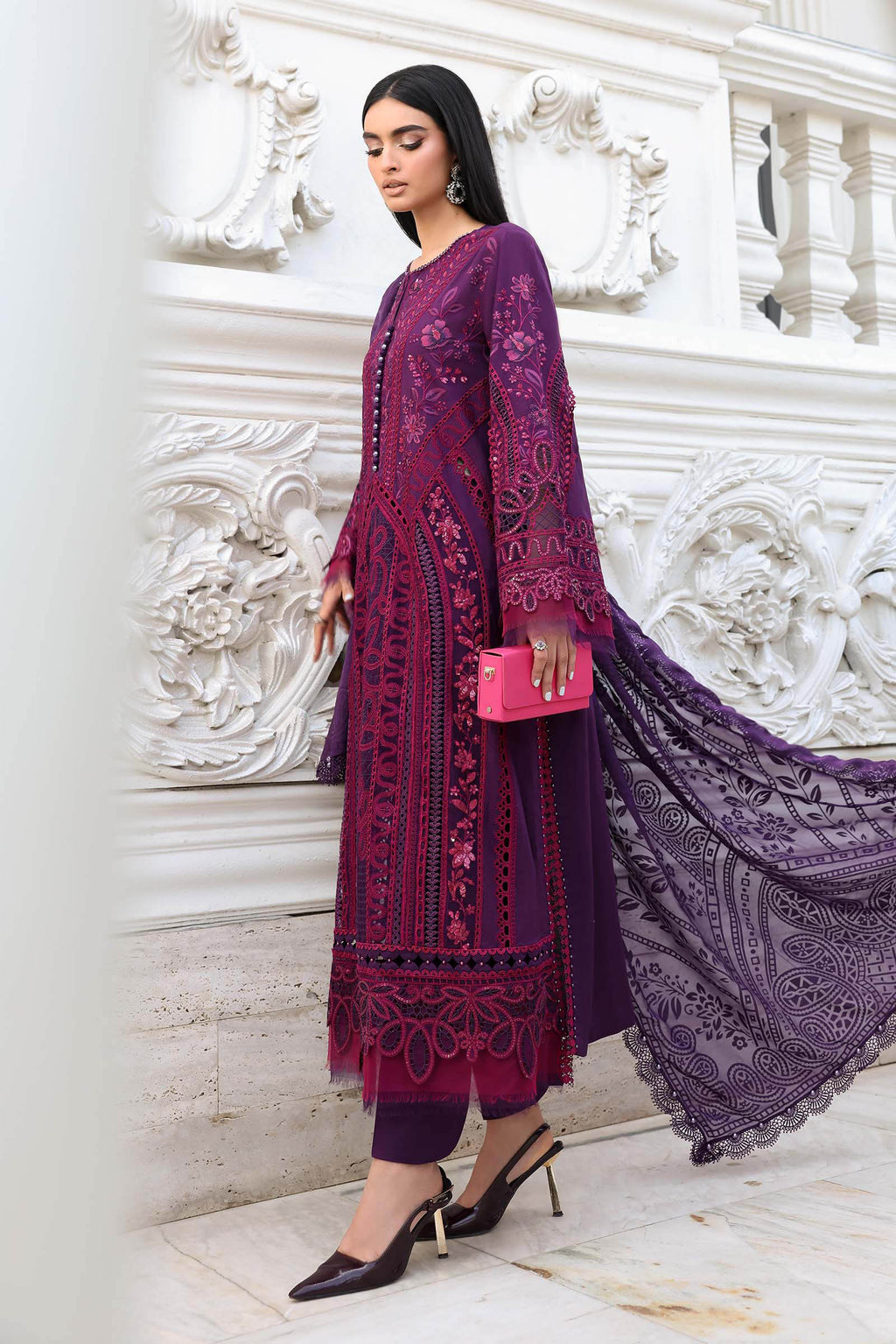 Maria B Embroidered Luxury Lawn