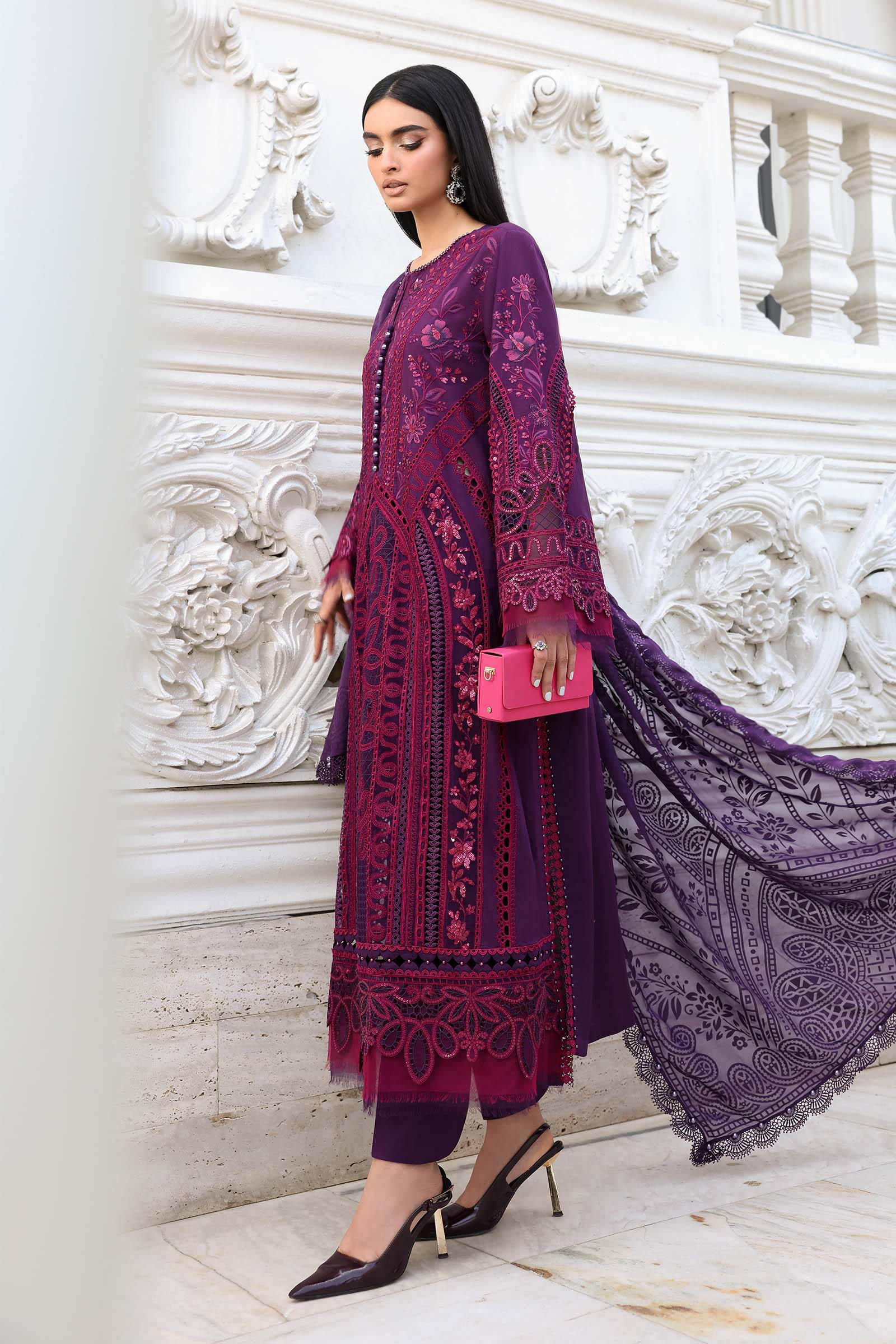 Maria B Embroidered Luxury Lawn