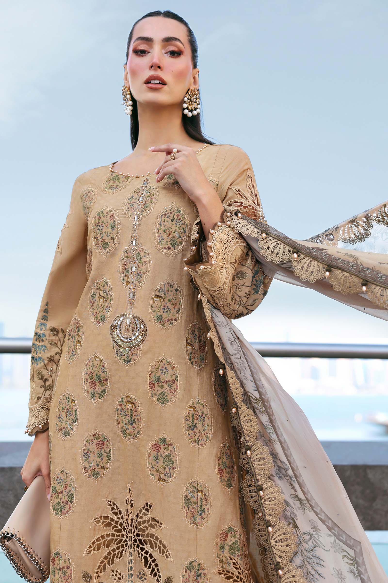 Maria B Embroidered Luxury Lawn