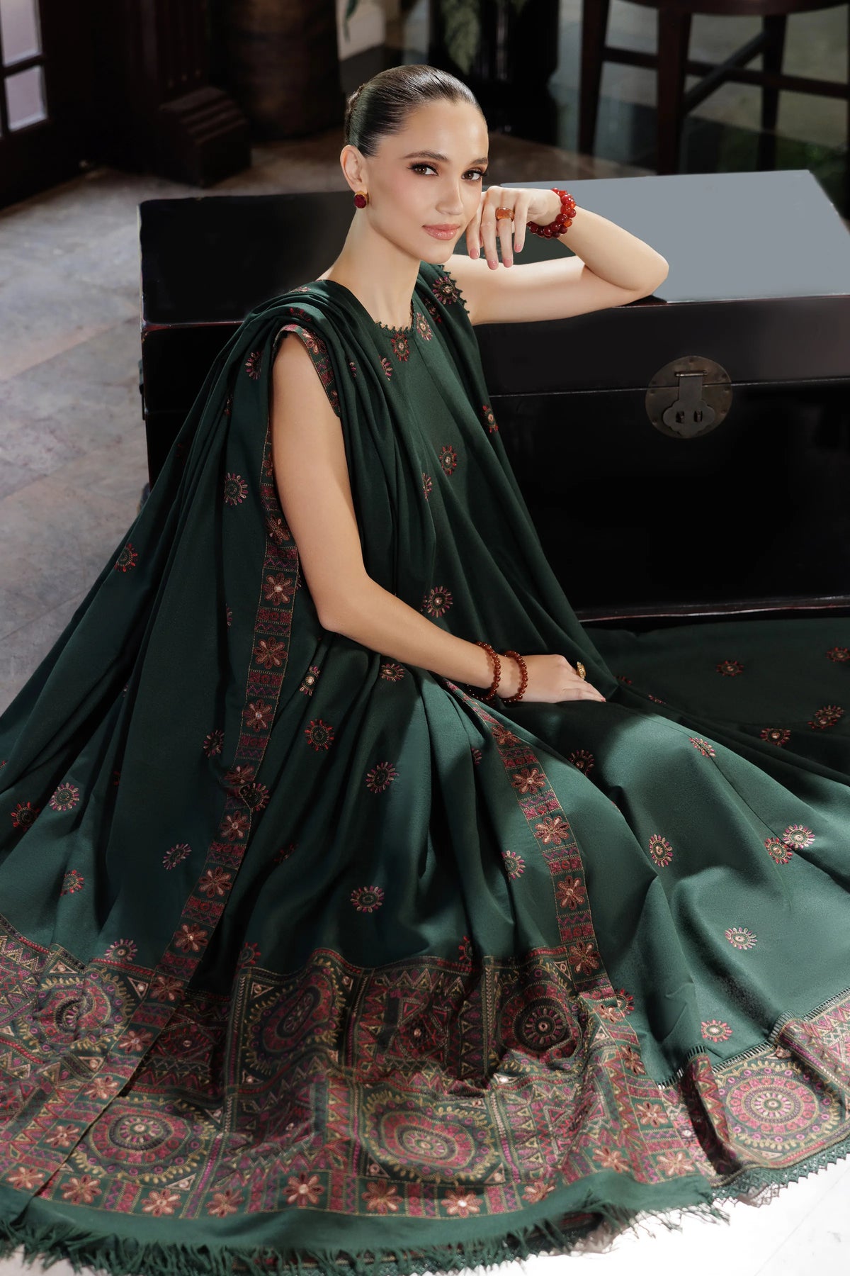 Bareeze Embroidered Luxury Winter Collection