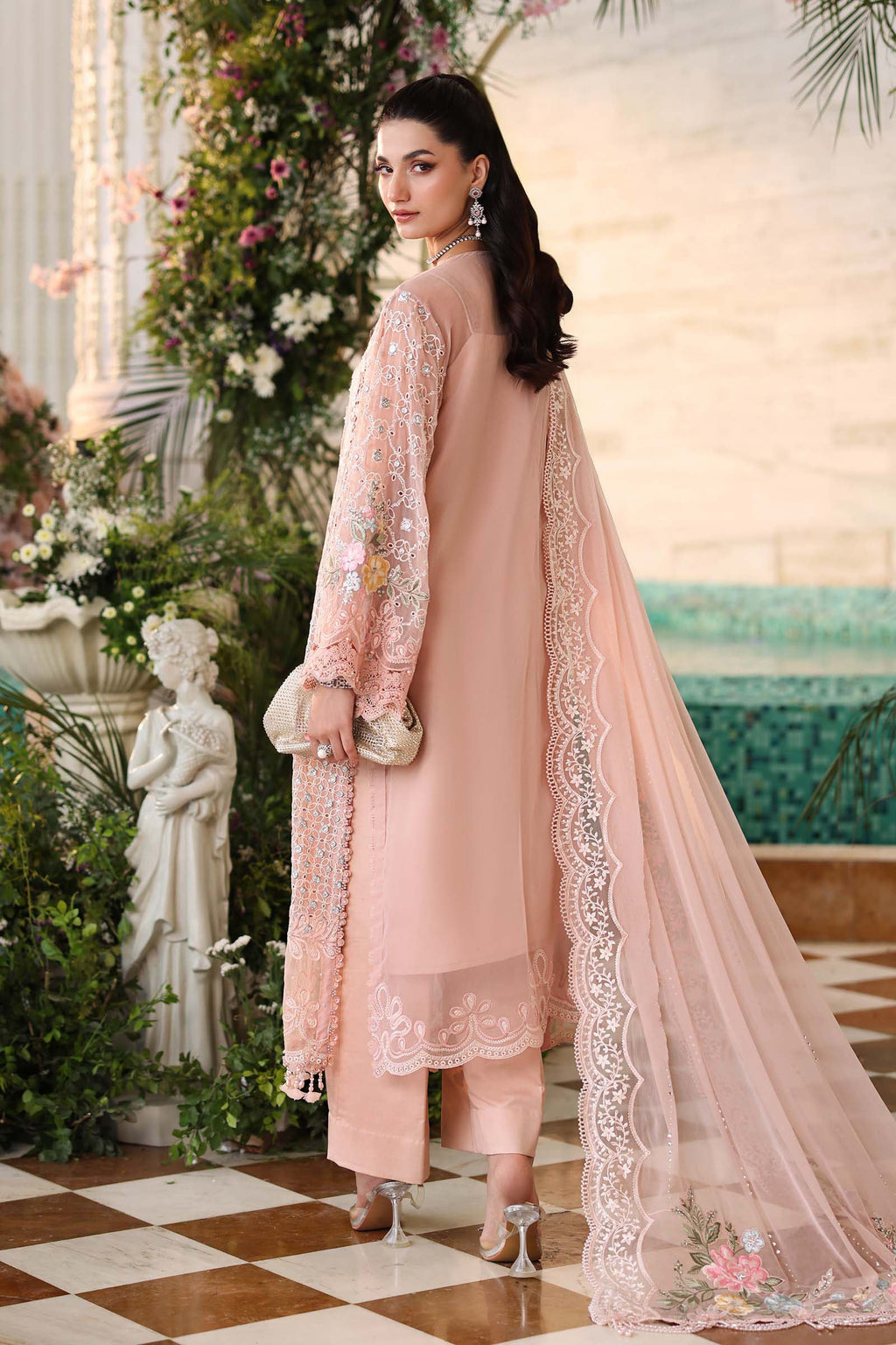 Maria B Embroidered Luxury Chiffon