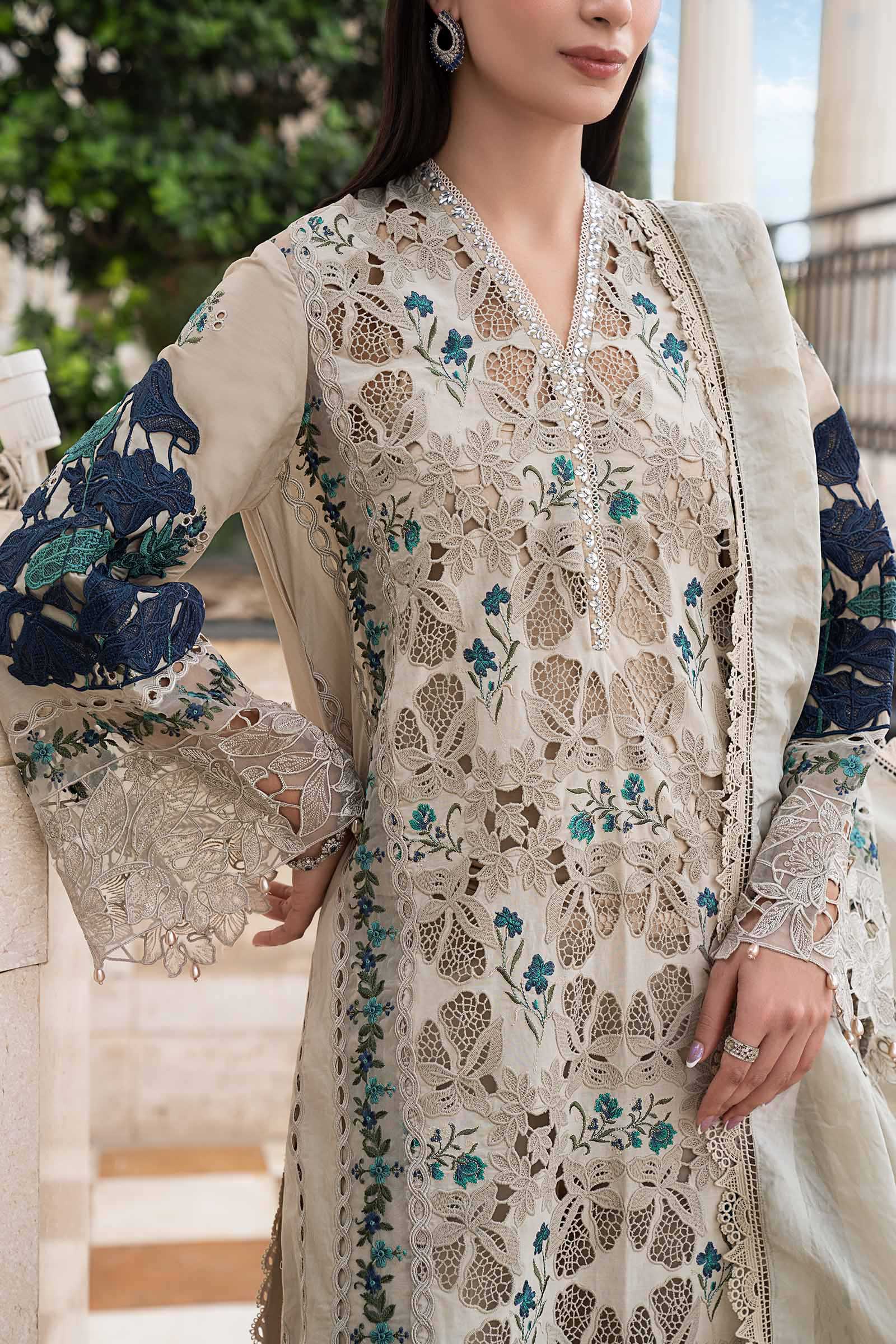 Maria B Embroidered Luxury Lawn