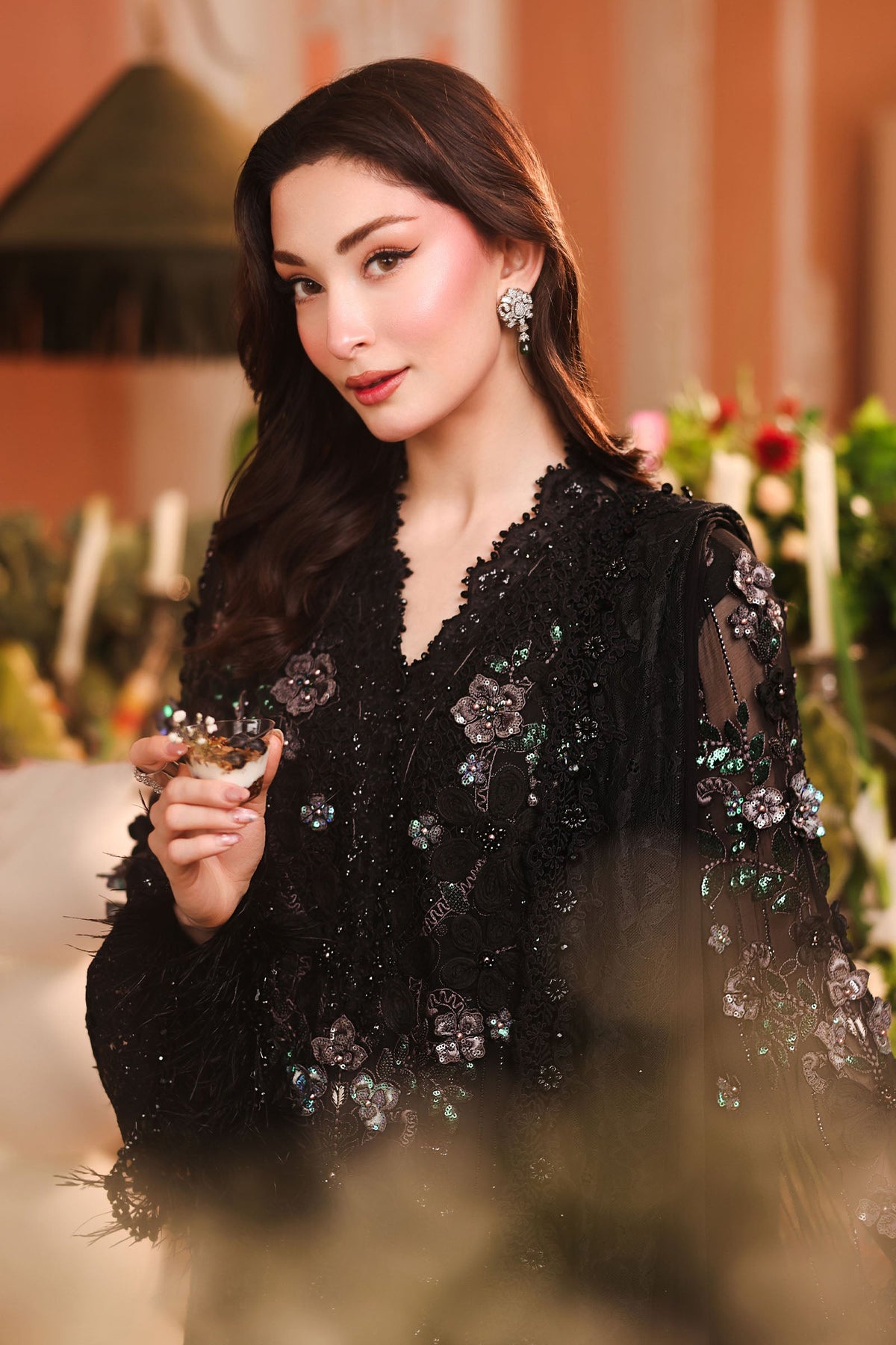 Maria B Embroidered Luxury Chiffon