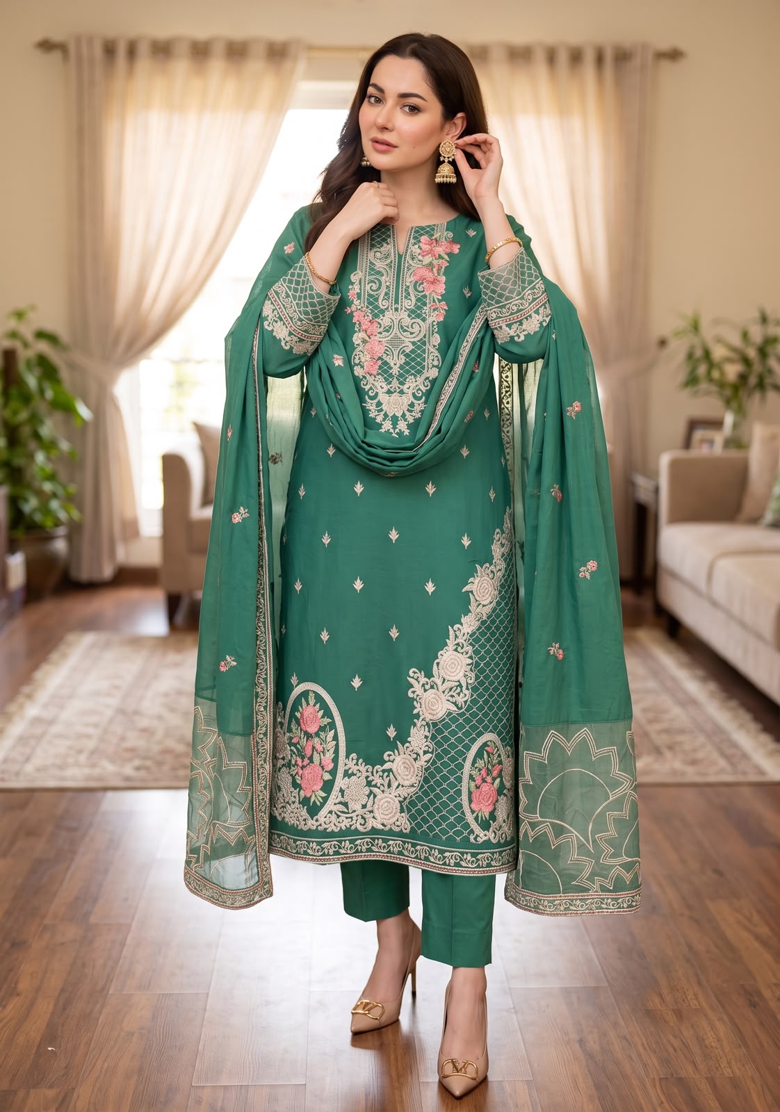Ghani Embroidered Luxury Lawn