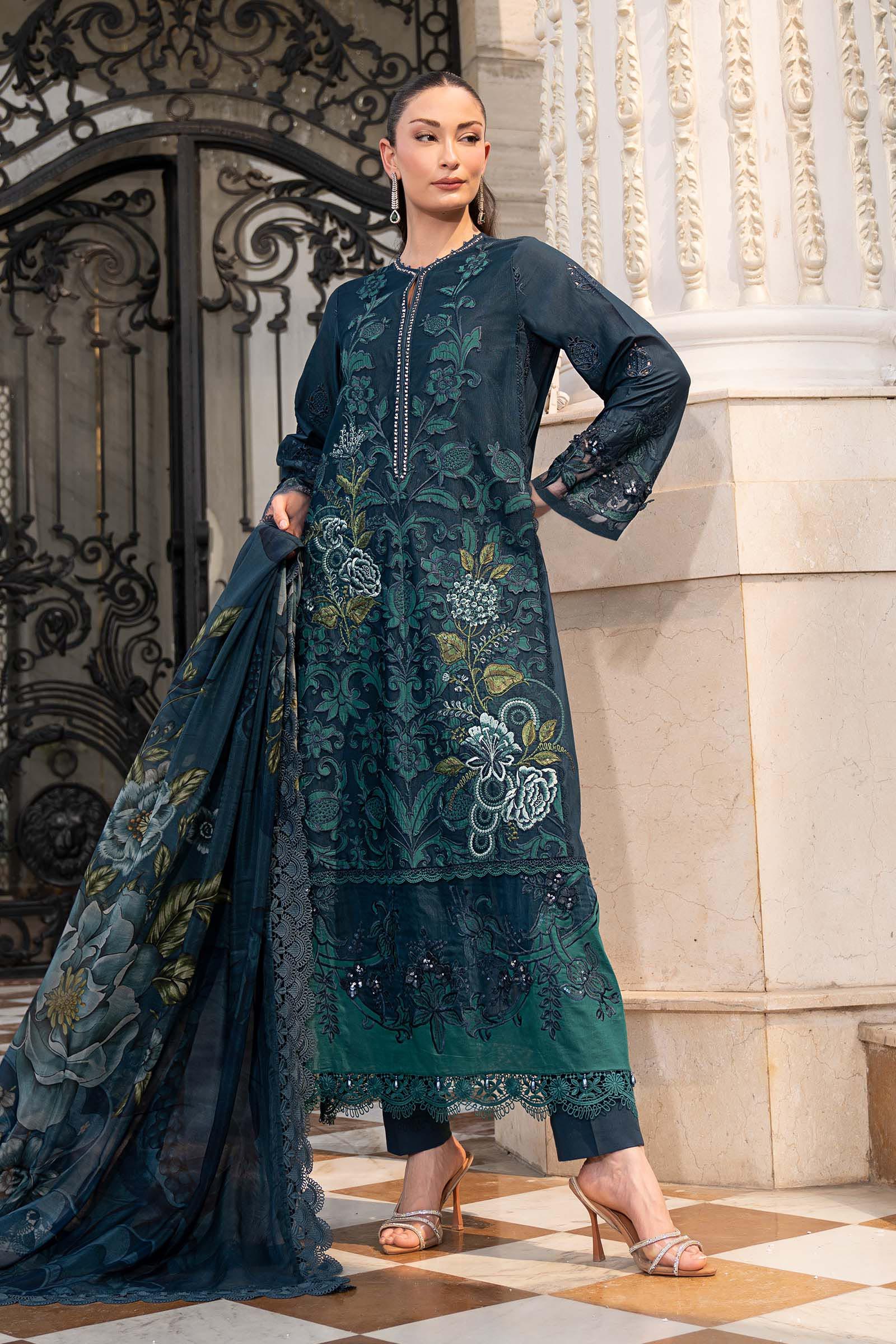 Maria B Embroidered Luxury Lawn