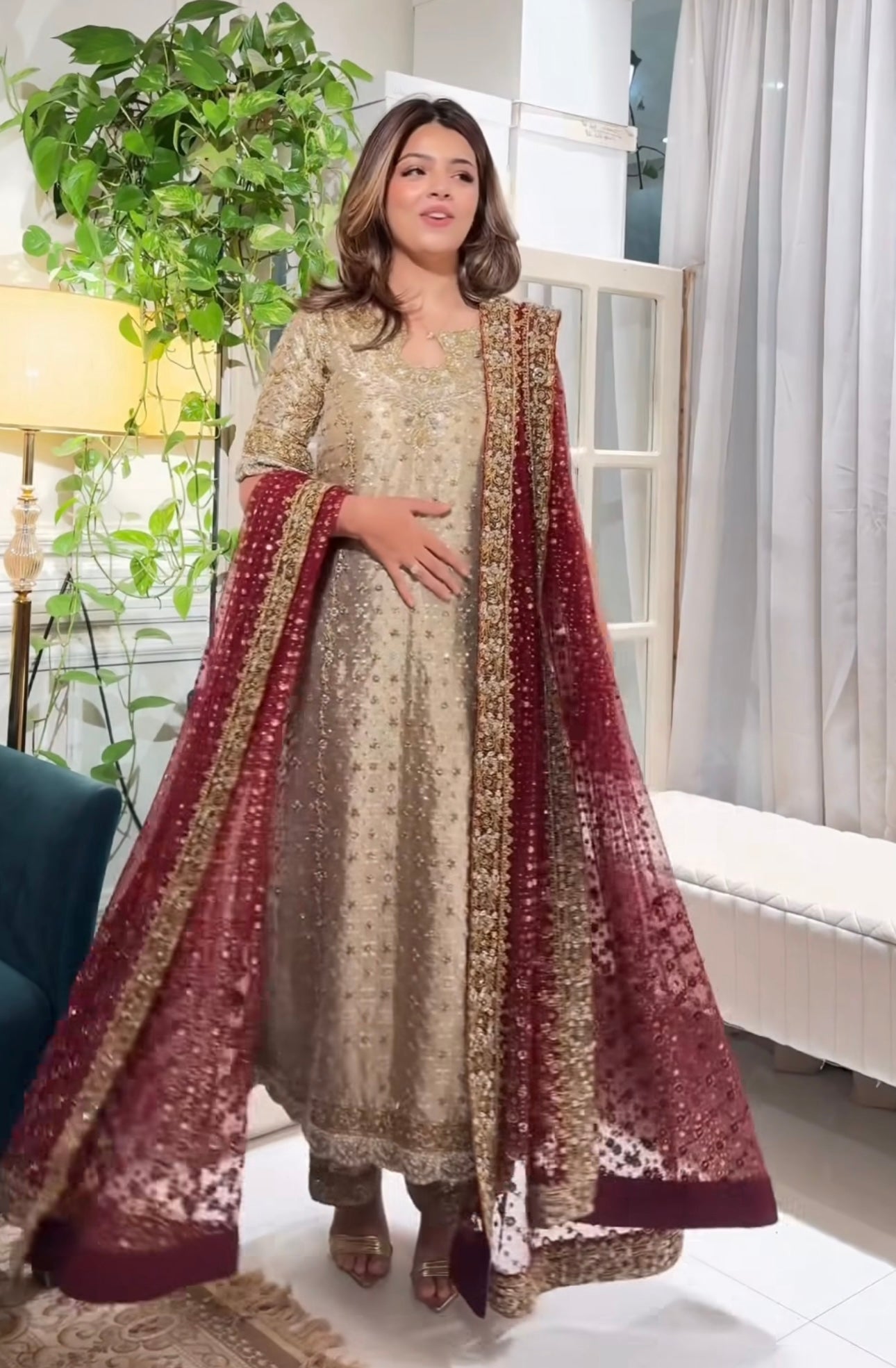 Haris Shakeel Hand made Luxury Dress