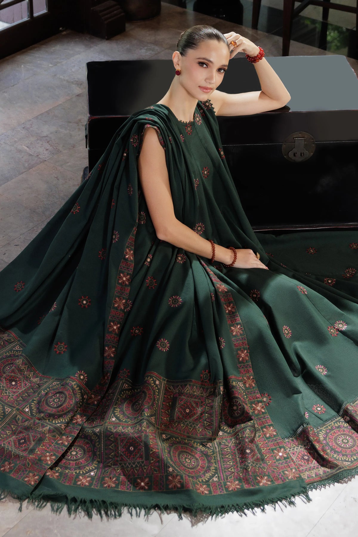 Bareeze Embroidered Luxury Winter Collection
