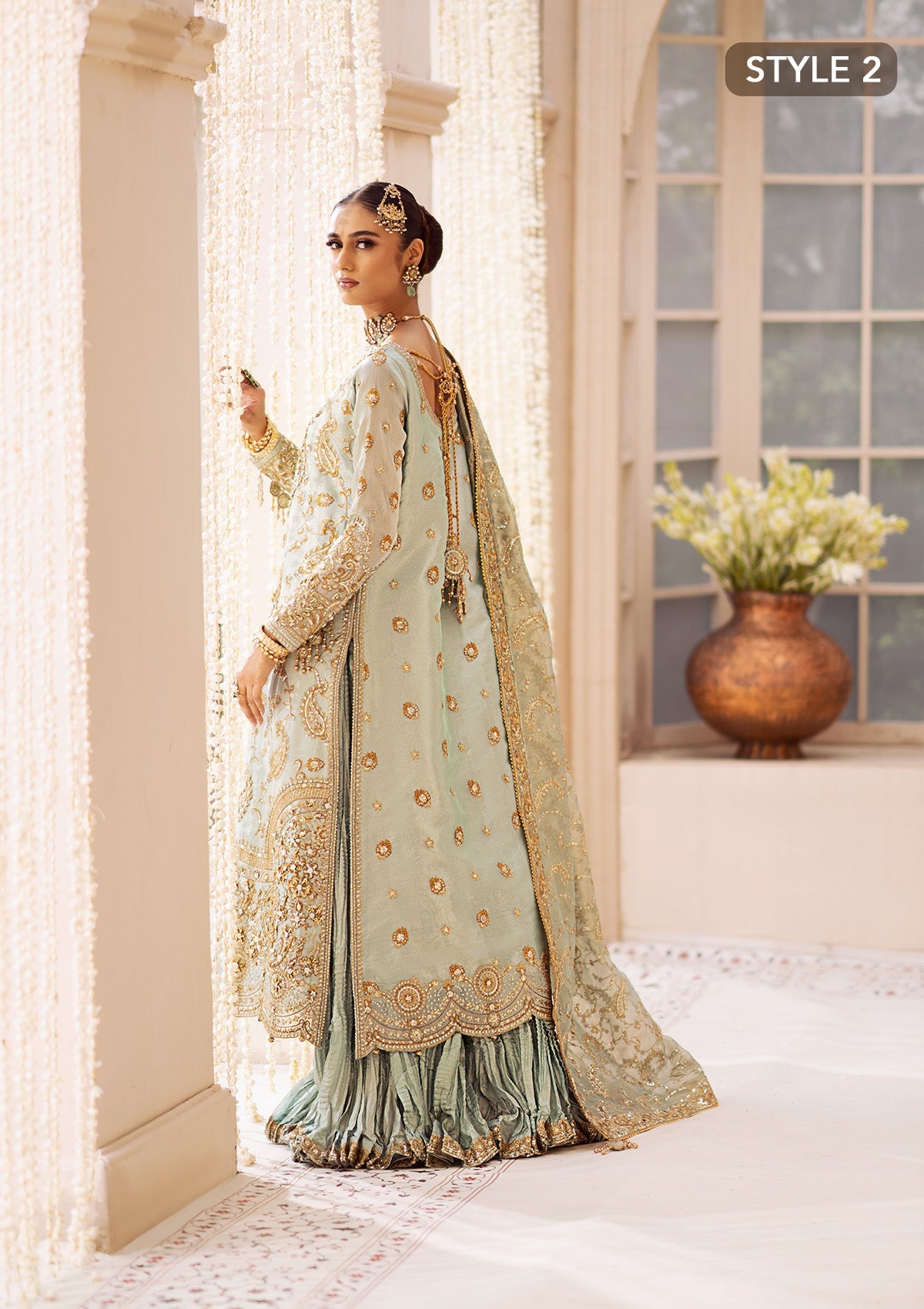 Aik Atelier Pure Tussel Silk Wedding Wear