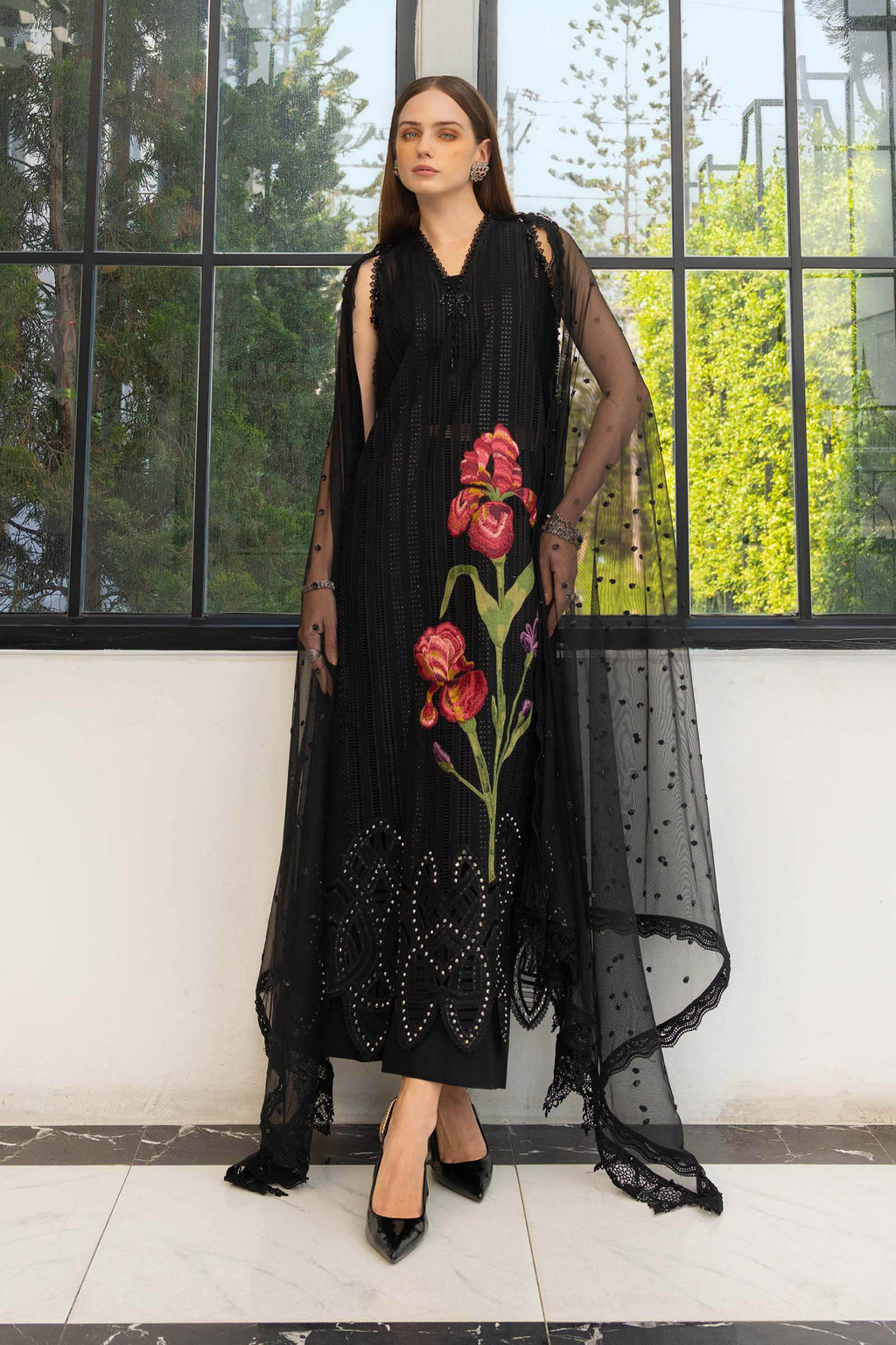 Maria B Embroidered Luxury Lawn