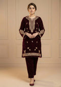 Velvet Hand Work Suit