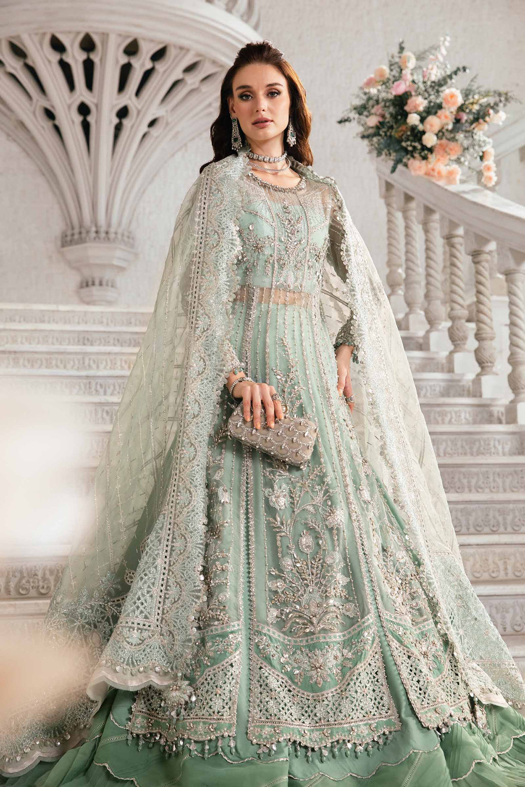 Maria B Luxury Embroidered Suit