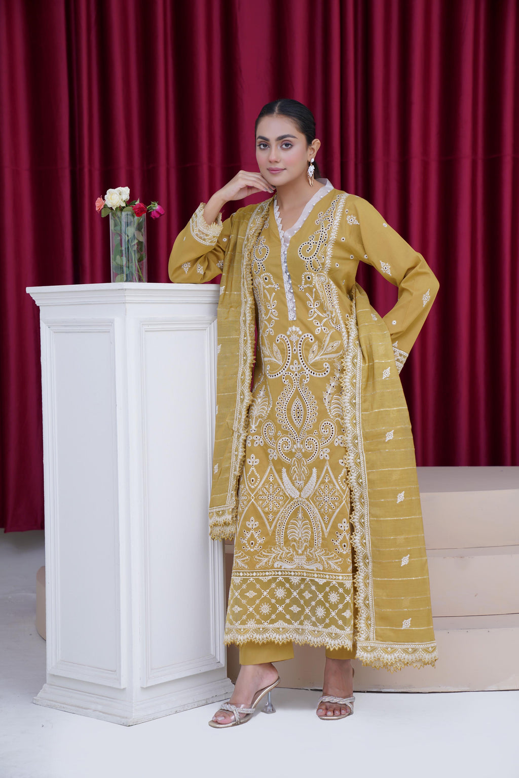 Ghani Creation Embroidered Luxury Lawn 25’