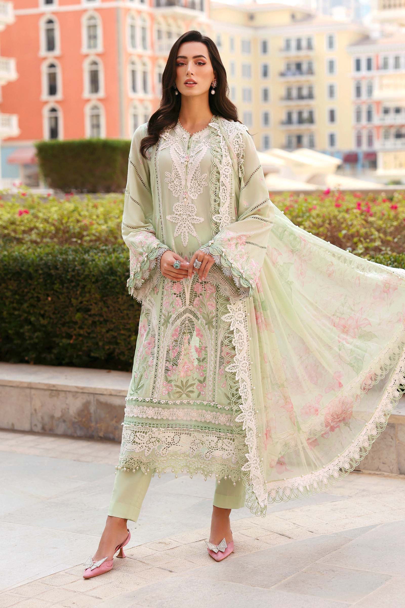 Maria B Embroidered Luxury Lawn