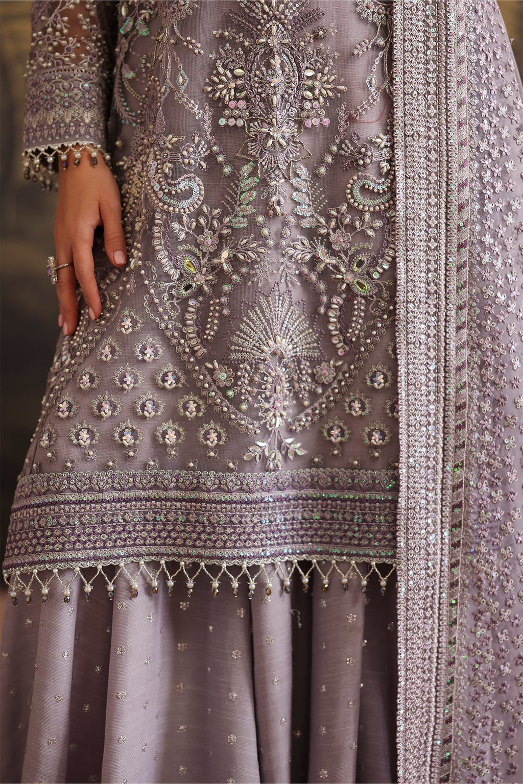 Baroque Luxury Hand Made Dress