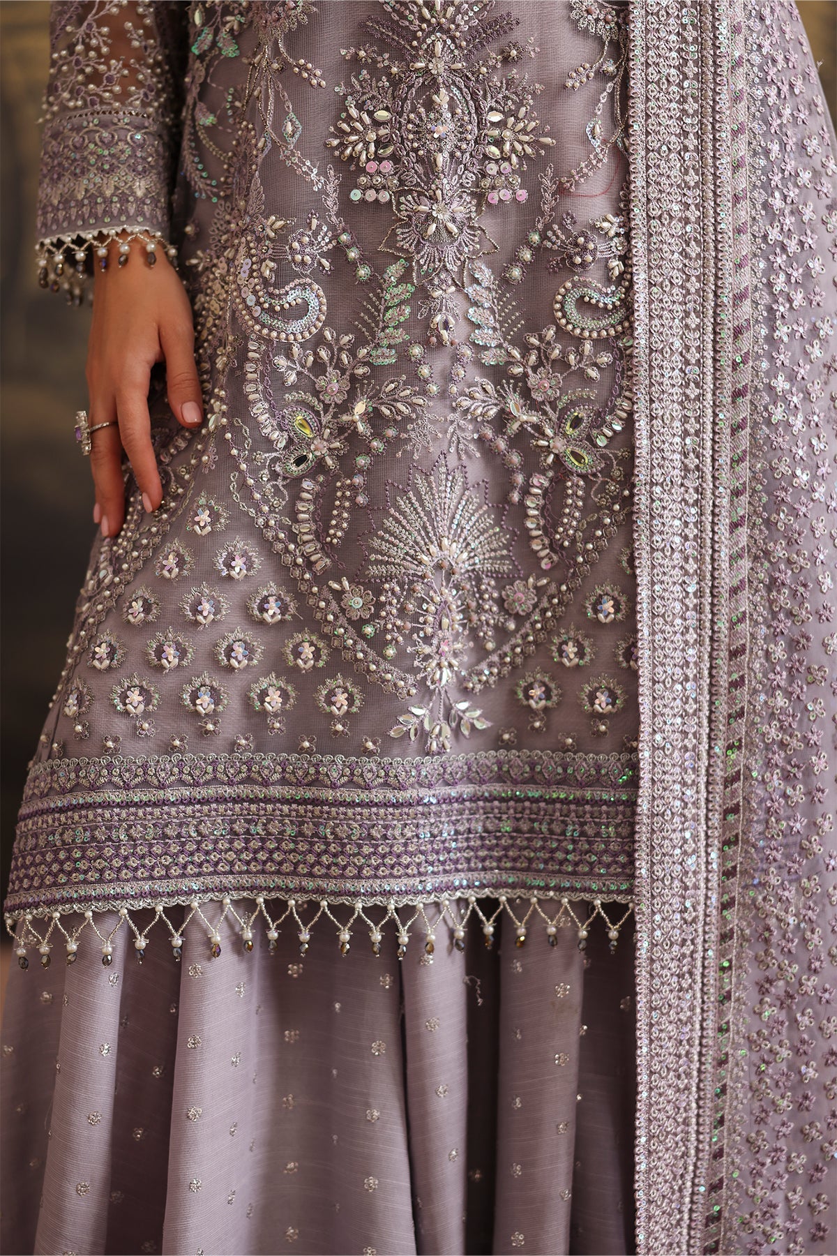 Baroque Luxury Hand Made Dress
