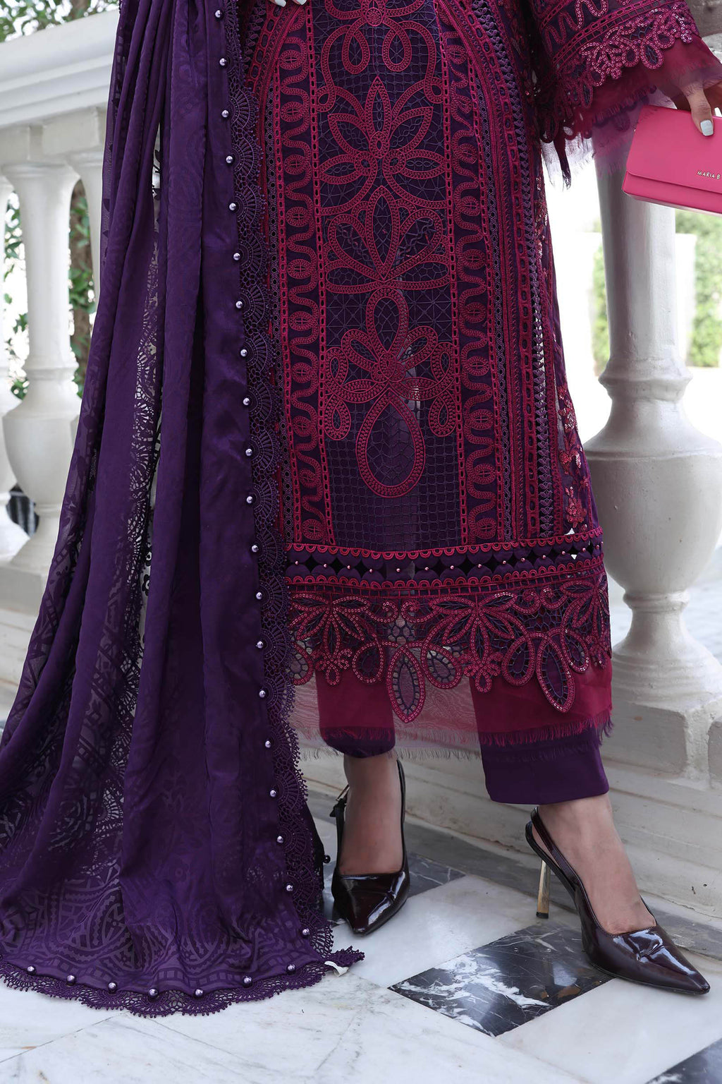 Maria B Embroidered Luxury Lawn