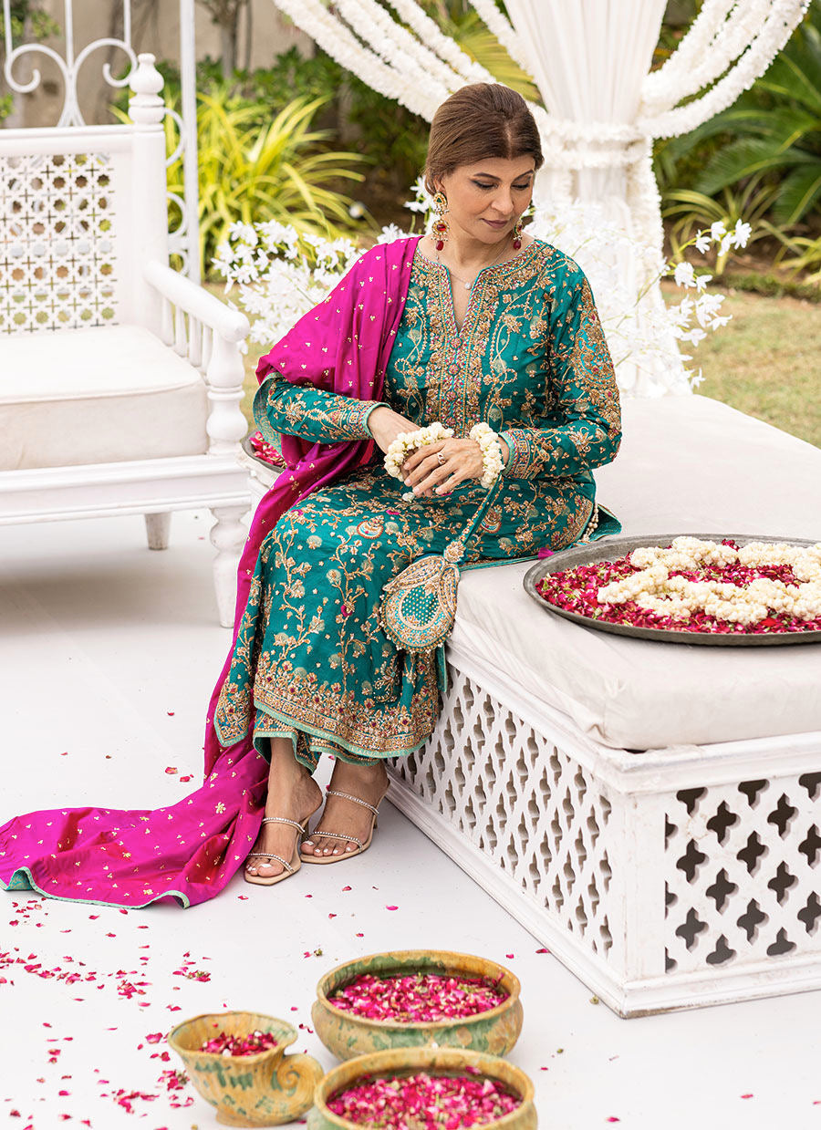 Farah Talib Aziz Handwork Suit 3 Pcs