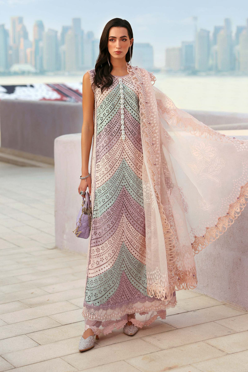 Maria B Embroidered Luxury Lawn Eid Edition 26’