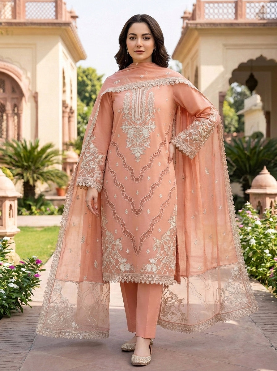 Embroidered Luxury Lawn Eid Edition 26’