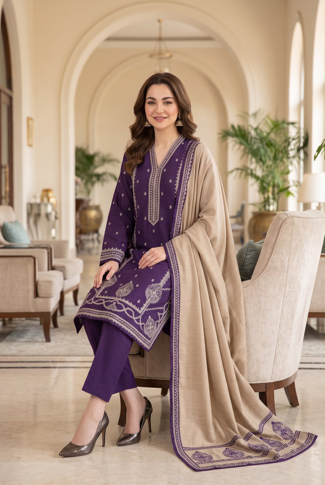 Embroidered latest winter Collection 26'