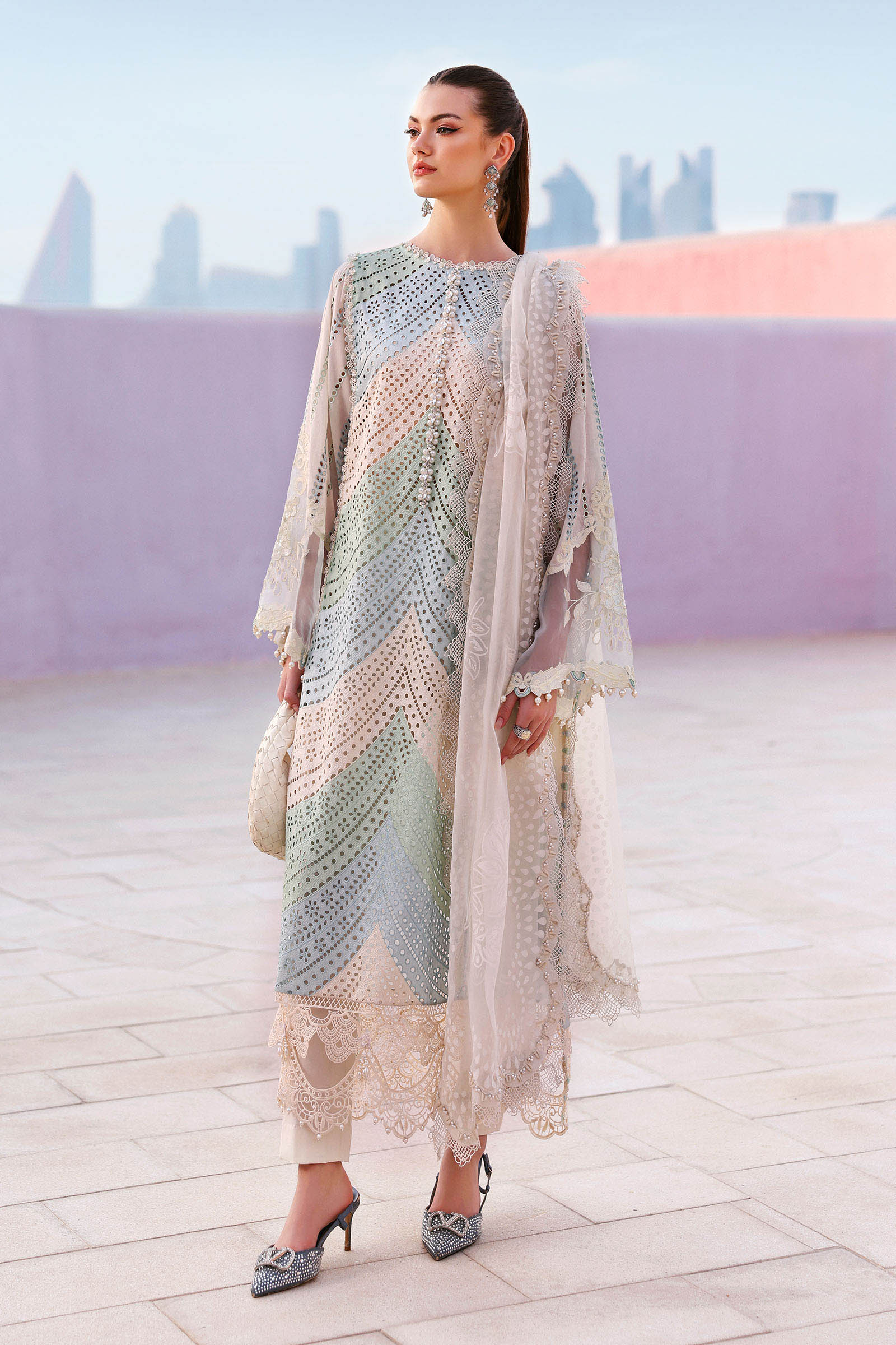 Maria B Embroidered Luxury Lawn Eid Edition 26’