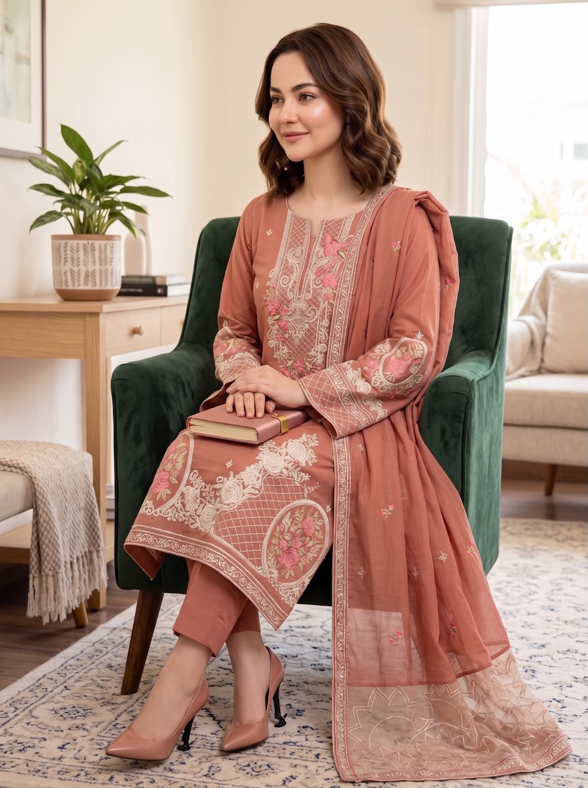 Ghani Embroidered Luxury Lawn