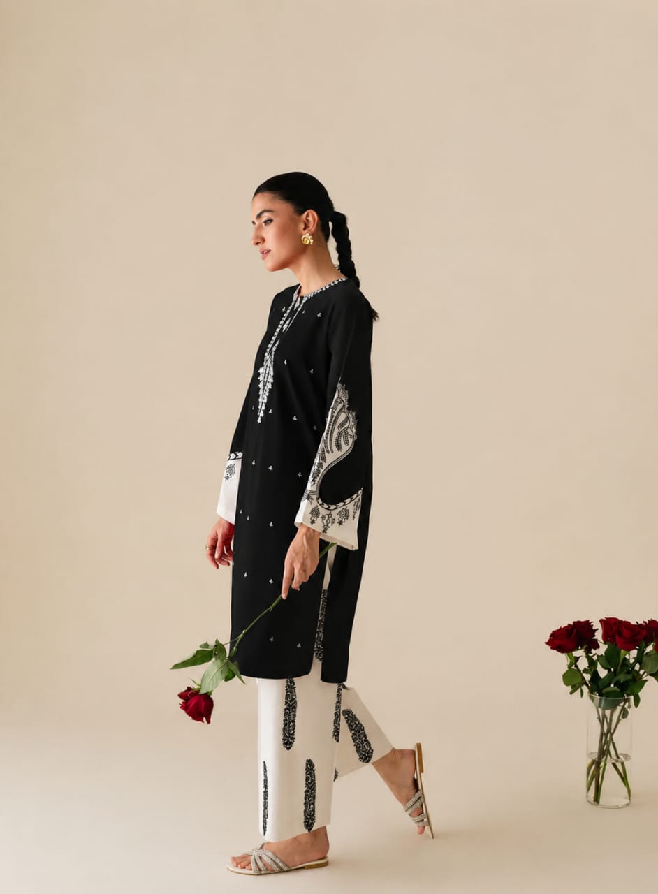 Aghanoor Embroidered Suit