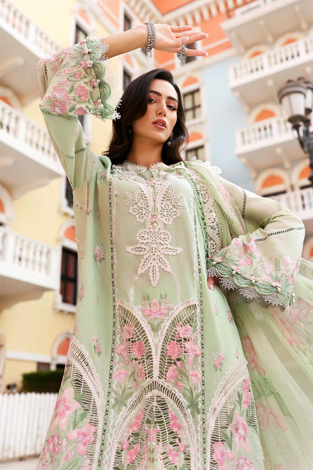 Maria B Embroidered Luxury Lawn