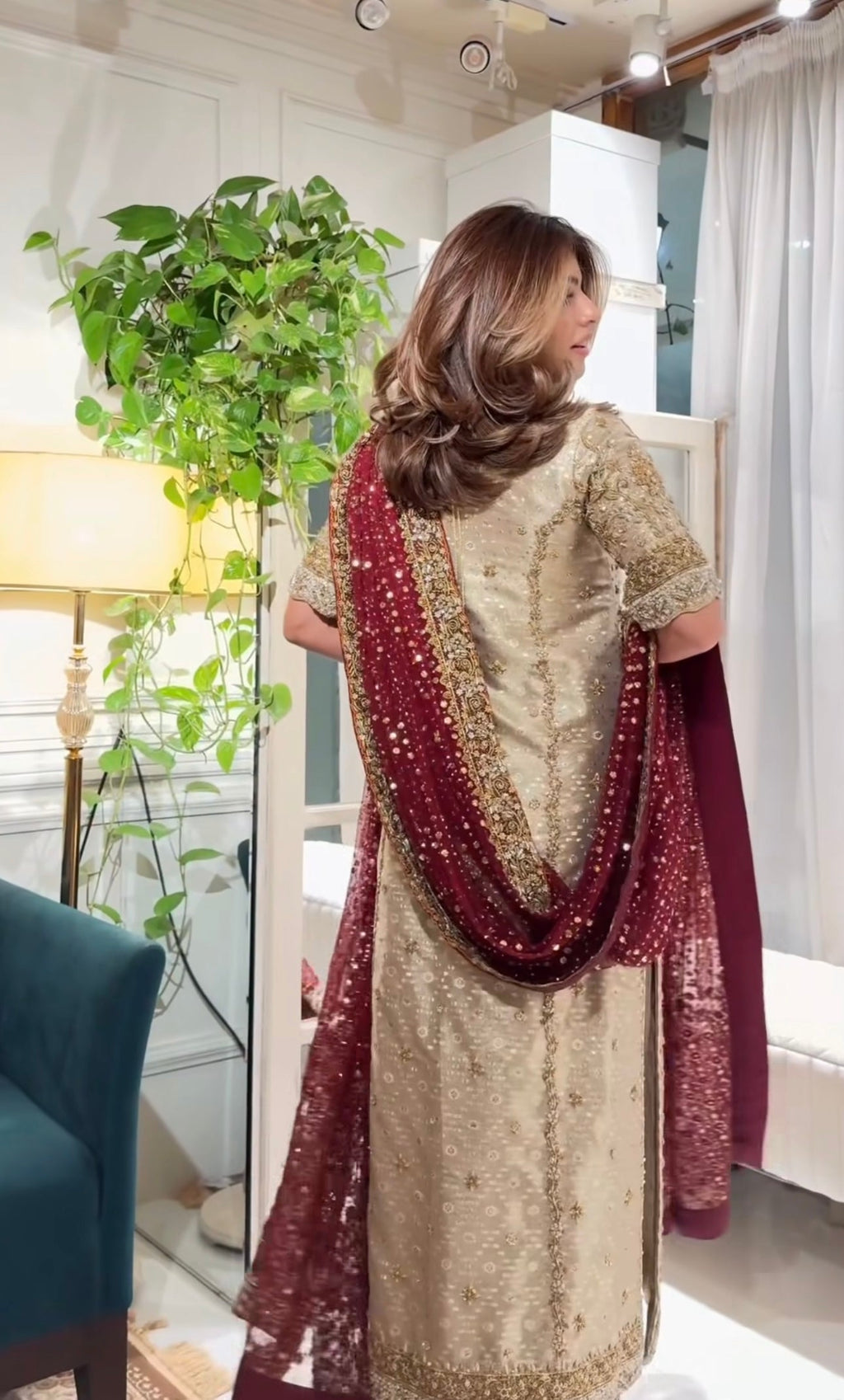 Haris Shakeel Hand made Luxury Dress
