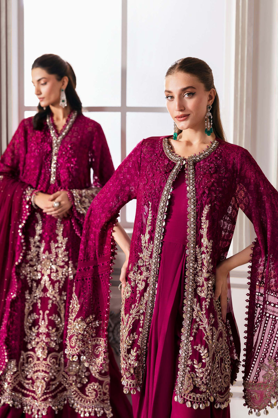 Maria B Luxury Embroidered Chiffon Unstitched Suit