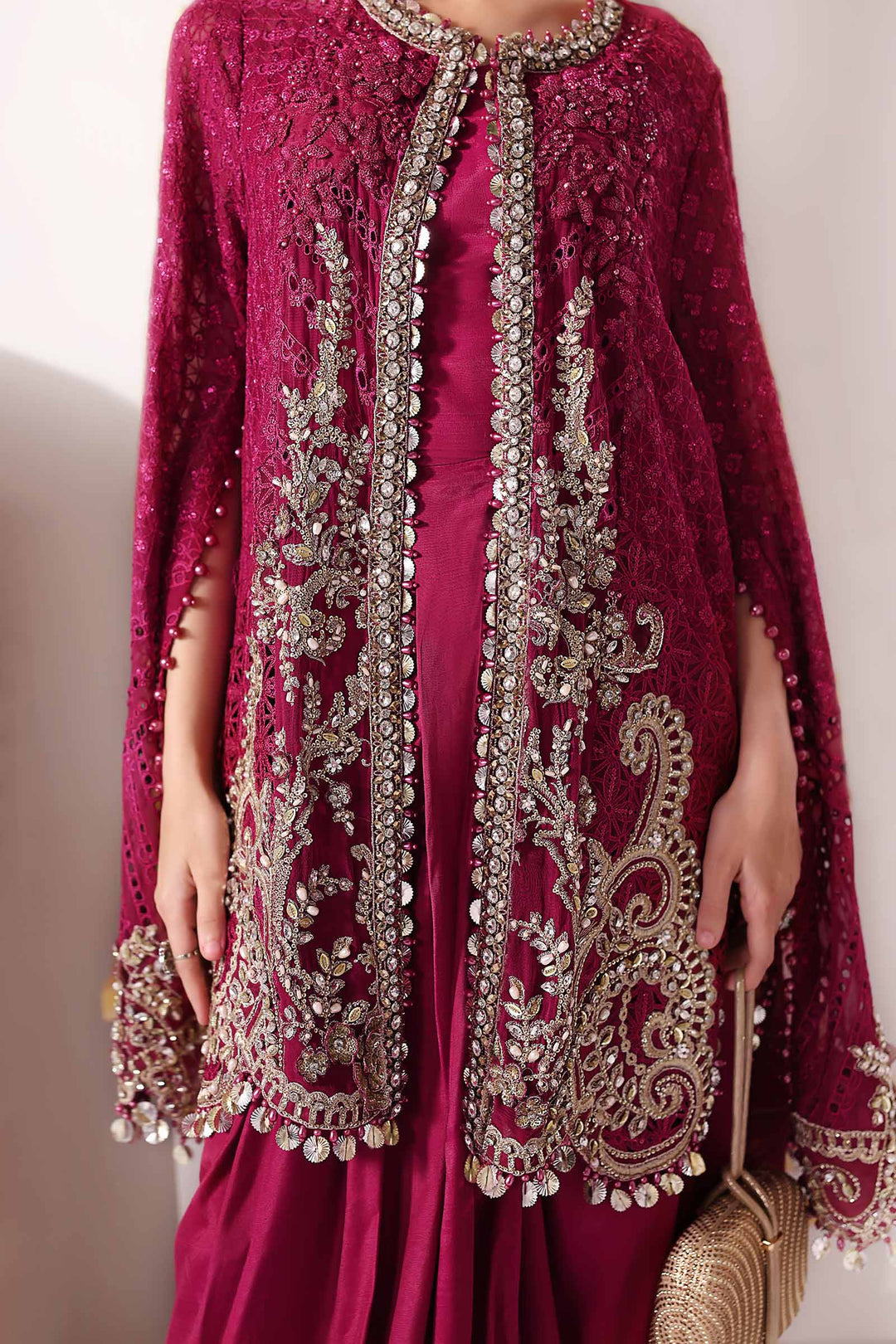 Maria B Luxury Embroidered Chiffon Unstitched Suit
