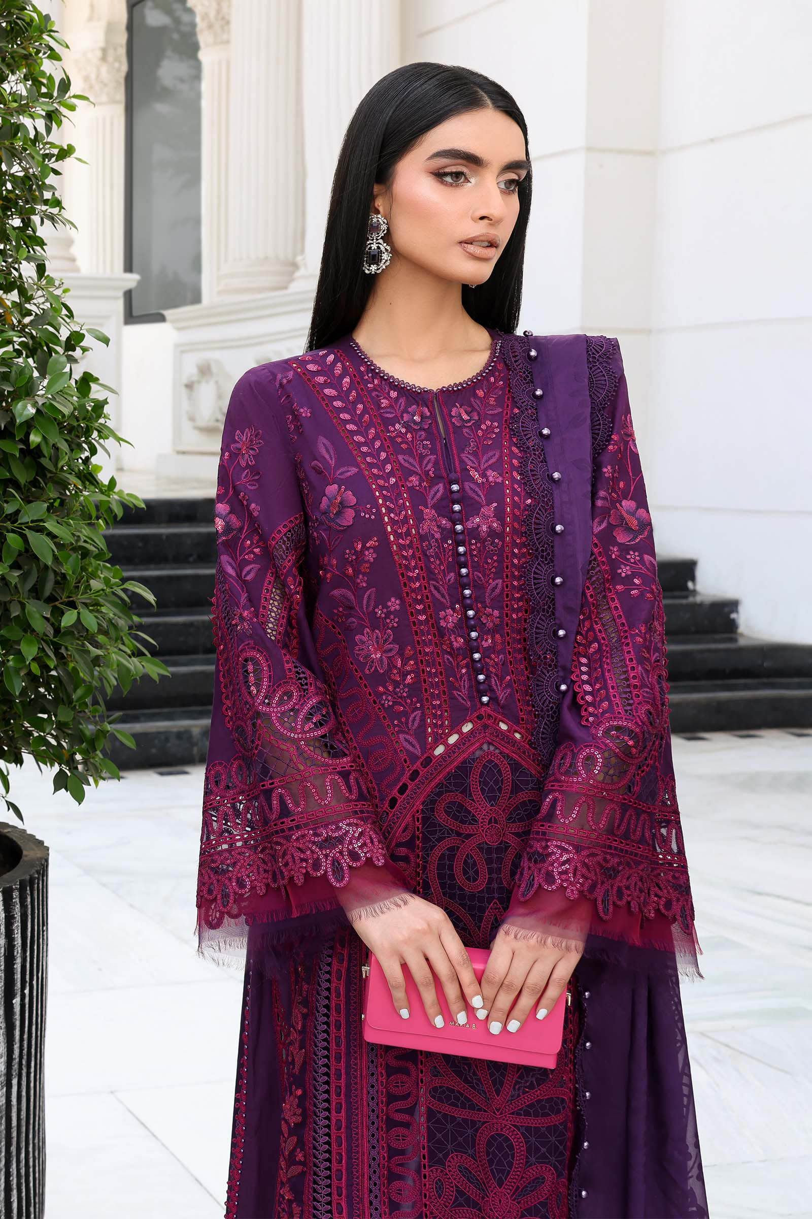 Maria B Embroidered Luxury Lawn
