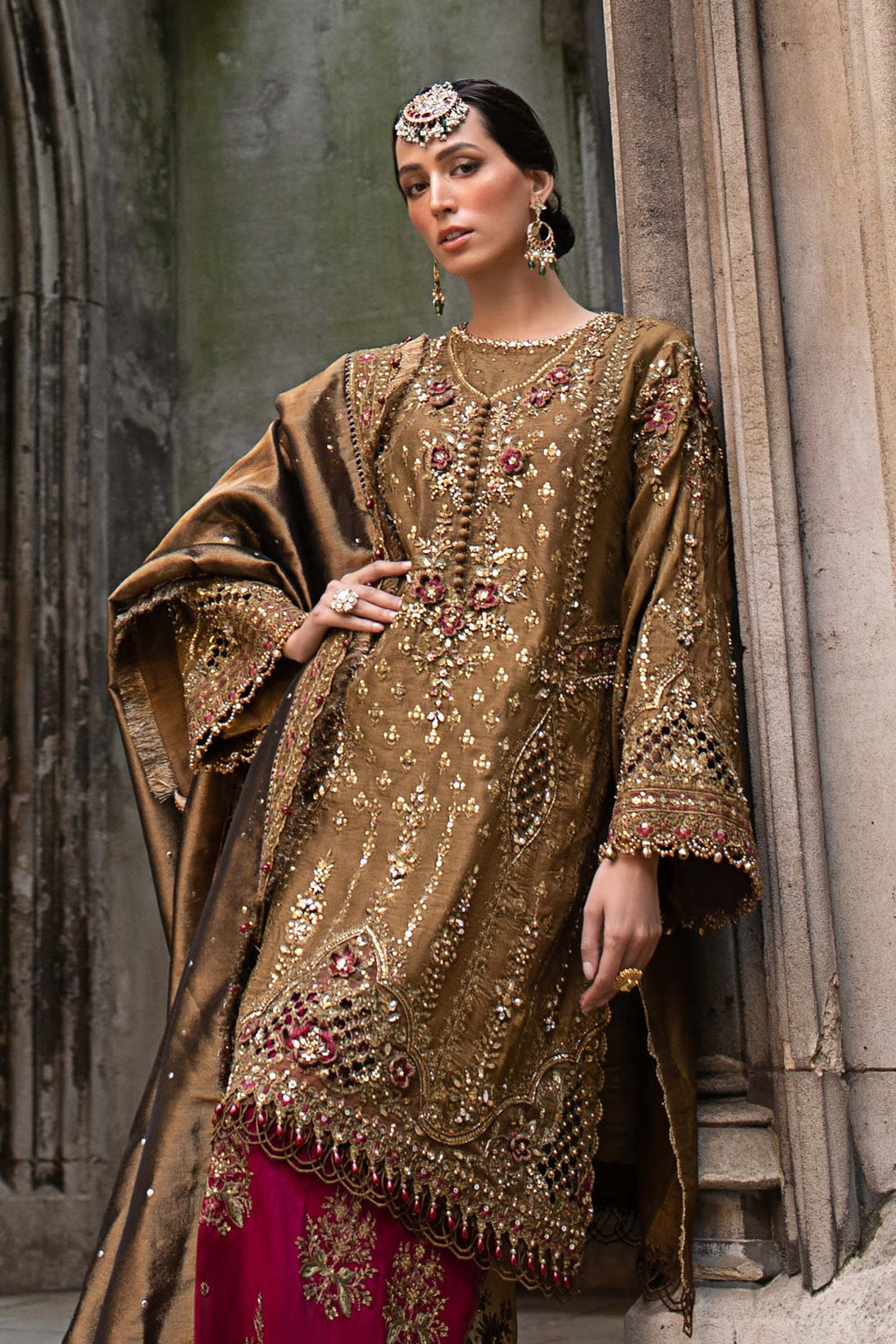 Maria B Luxury Hand Made Silk Suit