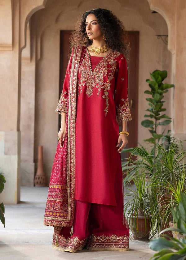 Jeem Raw Silk Handwork Suit