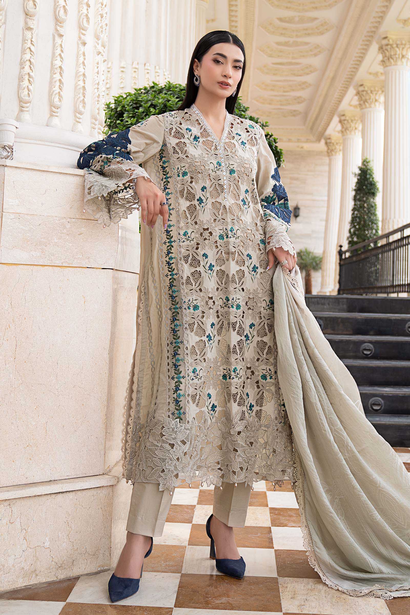 Maria B Embroidered Luxury Lawn