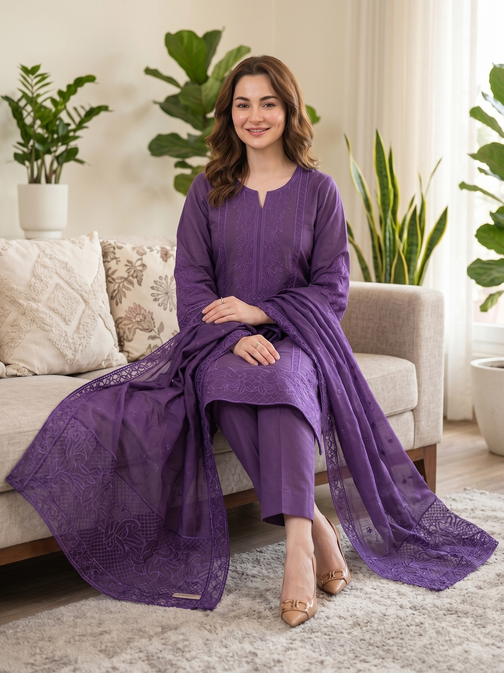 Ghani Embroidered Luxury Lawn