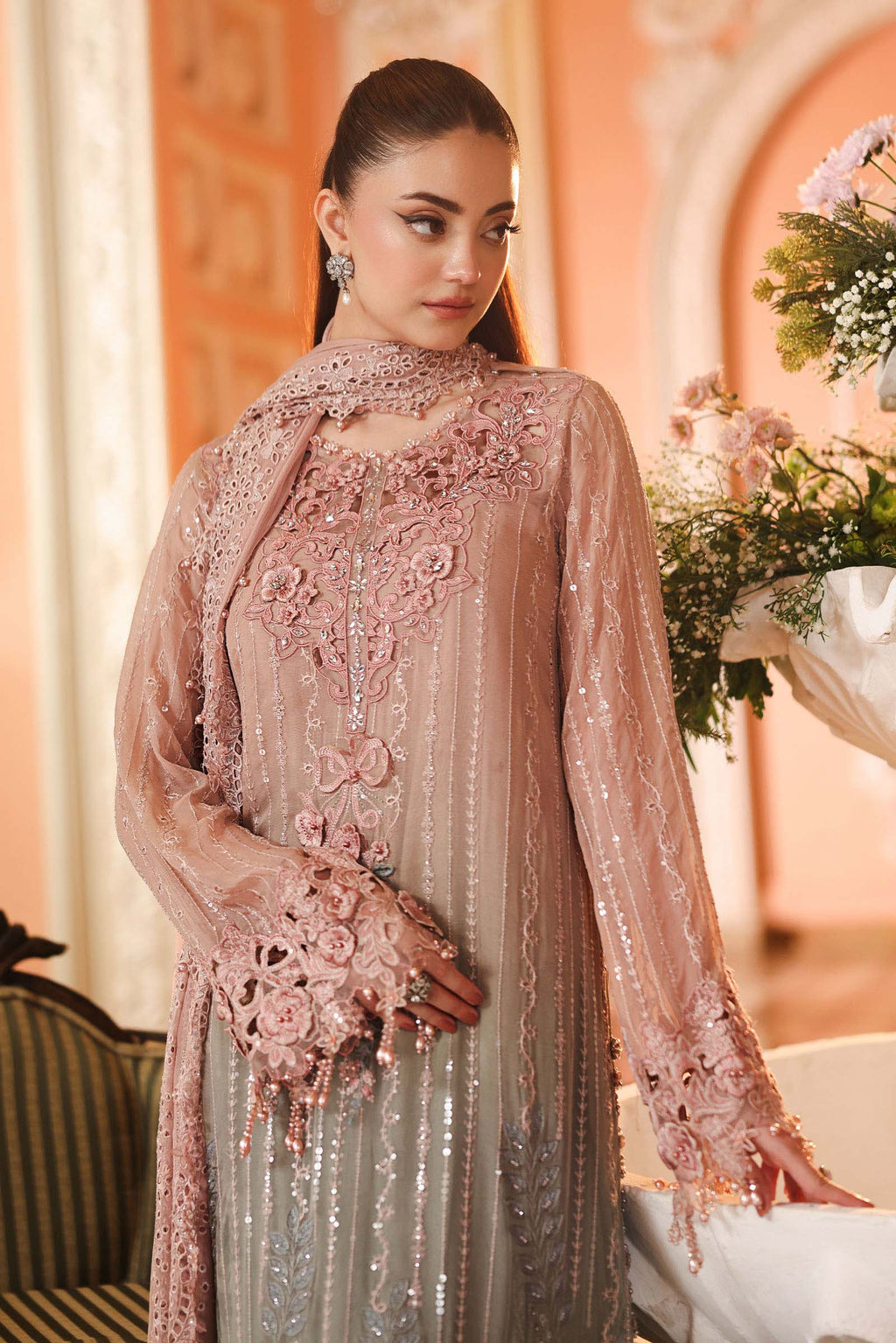 Maria B Luxury Chiffon Dress