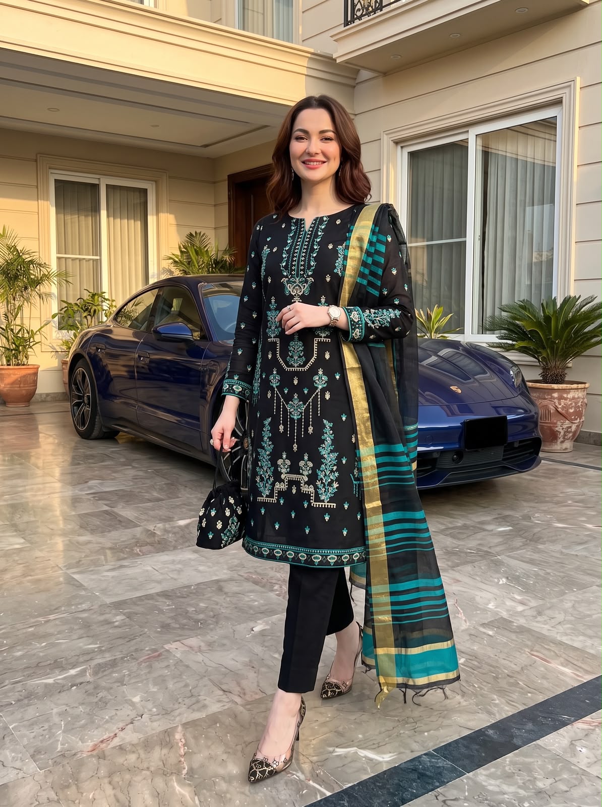 Ghani Embroidered Lawn Creation