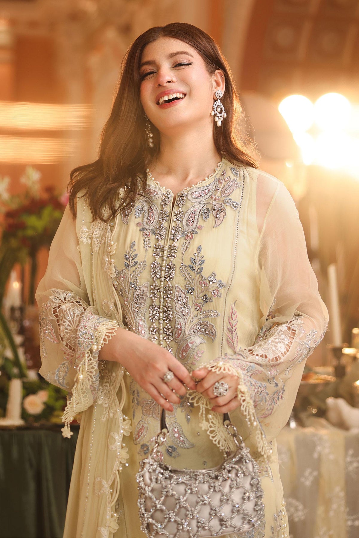 Maria B Embroidered Luxury Chiffon