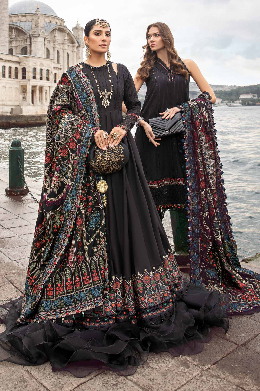 Maria B Embroidered Luxury Winter Creation