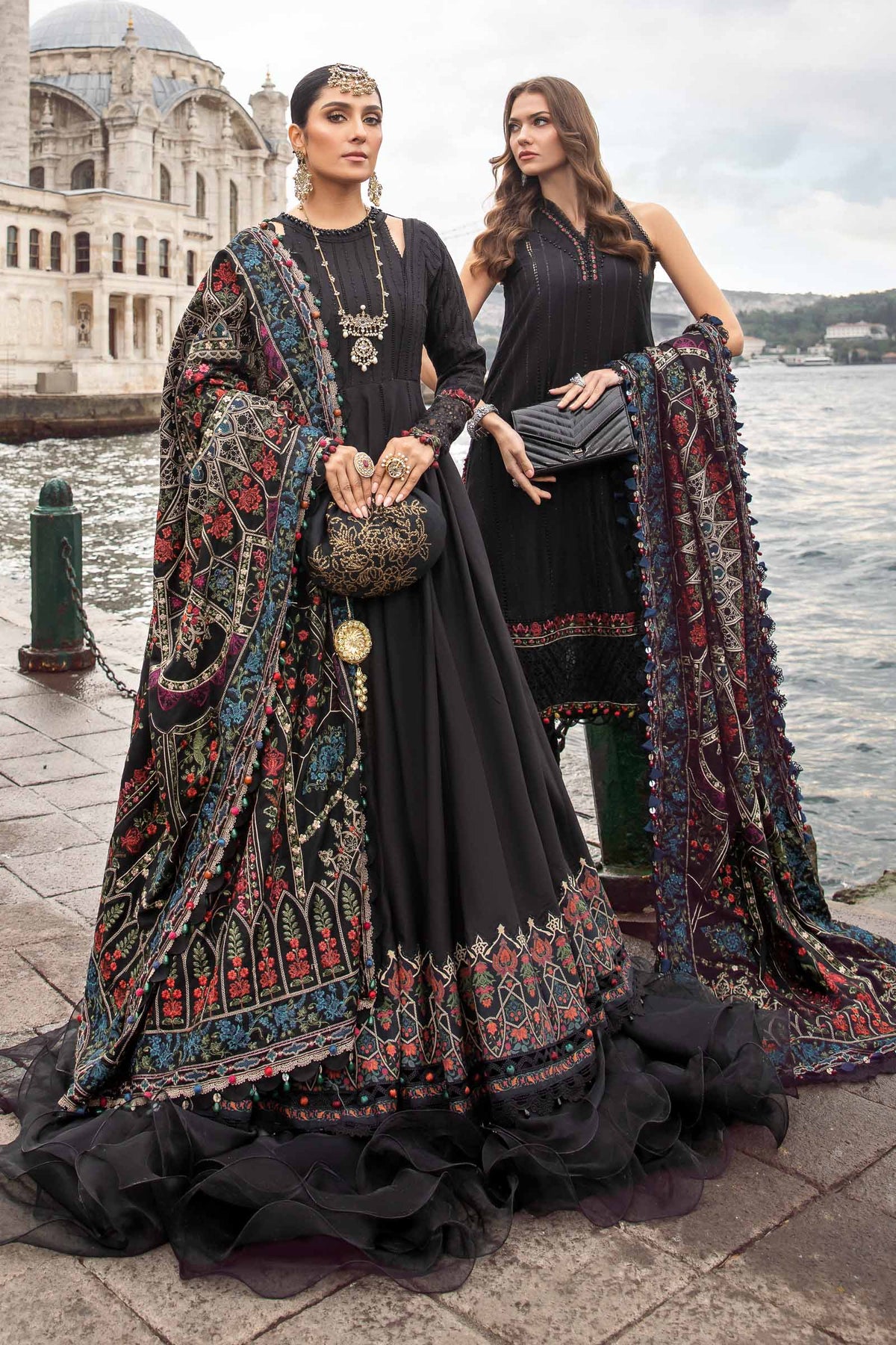 Maria B Embroidered Luxury Winter Creation